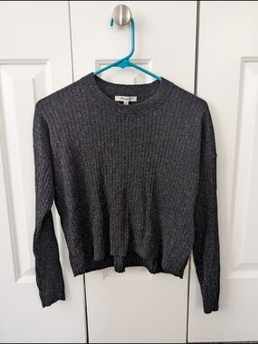 Madewell Ribbed Cropped Sweater (NWT)
